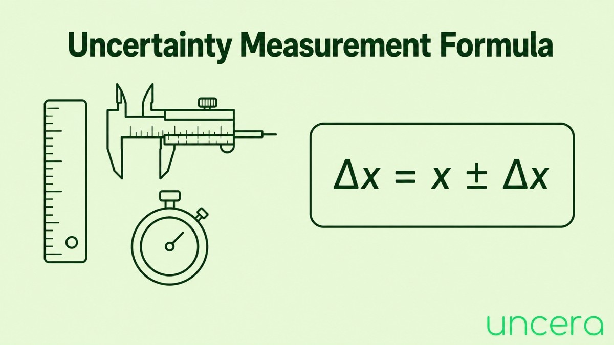 Uncertainty Measurement Formula